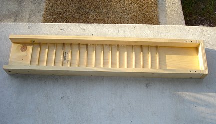 my first attempt at building a sluice